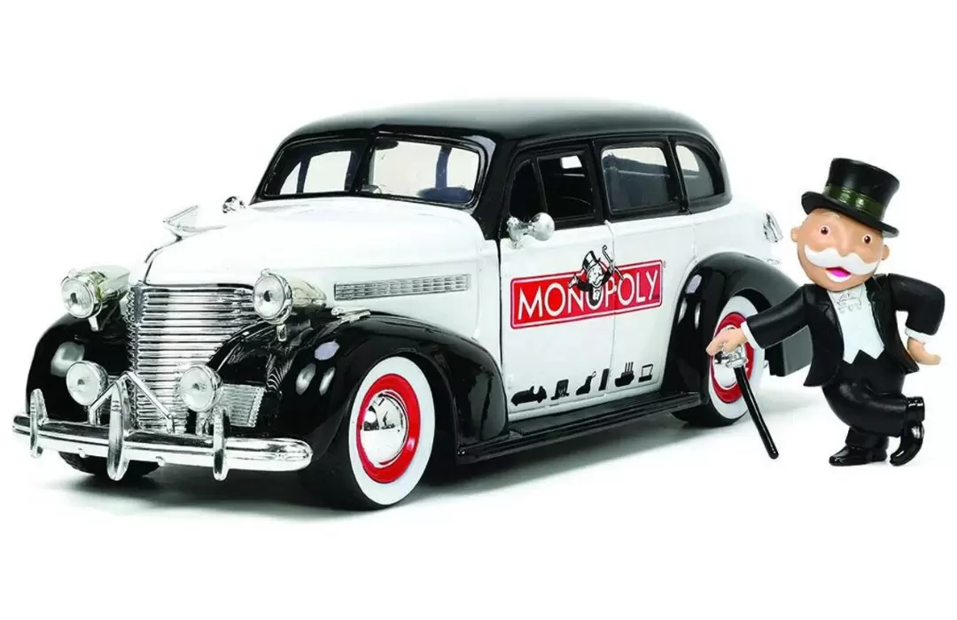 Chevrolet Master Deluxe 1939 + Figura Mr. Monopoly