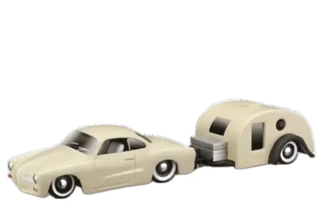 Volkswagen Karmann Ghia (1966) c/ Traveler Trailer